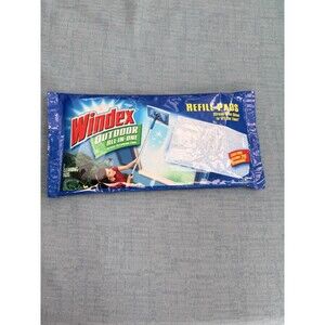 Brand New Windex Outdoor 2 Refill Cleaning Pads